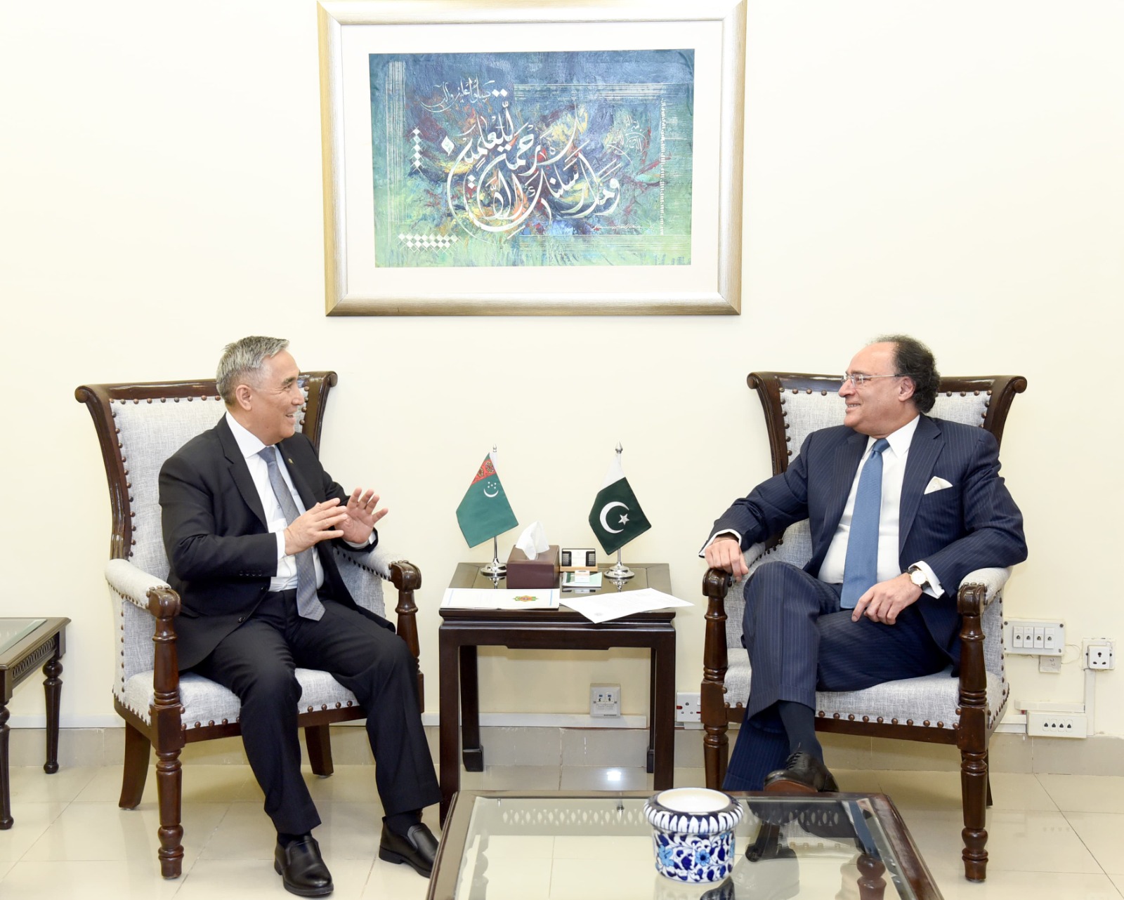 Read more about the article Finance Minister reaffirms commitment to deepening relations with Turkmenistan